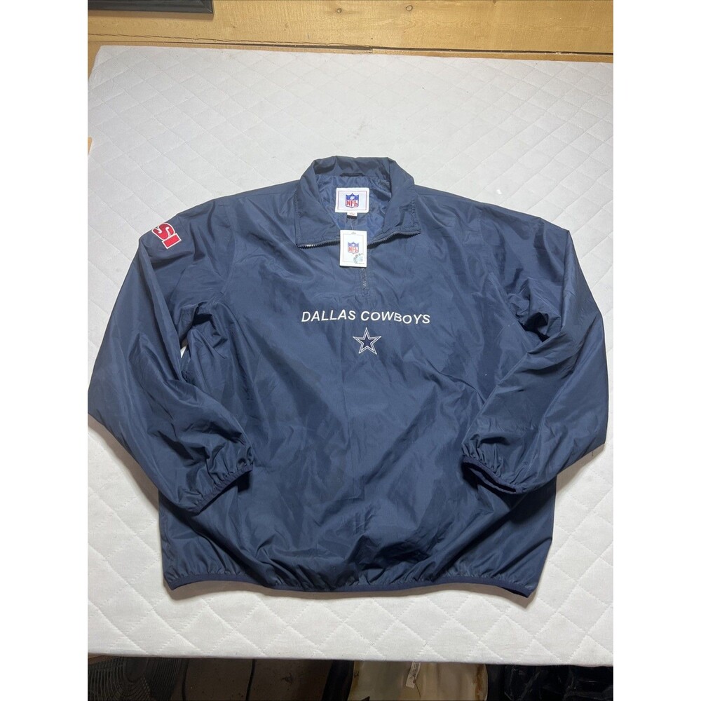 NWT! Vintage NFL Dallas Cowboys "SI Edition" Windbreaker Jacket Size XL